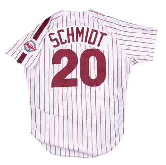 1987 Mike Schmidt Game Used Philadelphia Phillies Home Jersey (Sports Investors Authentication)